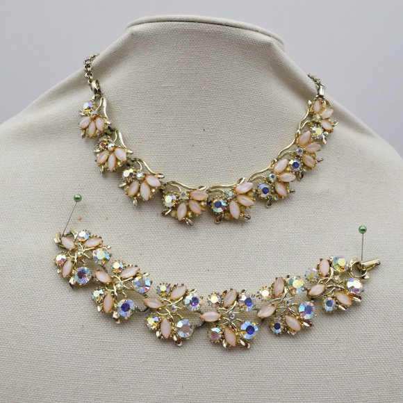 Vintage MCM Necklace & Bracelet Parure Set - Picture 1 of 11